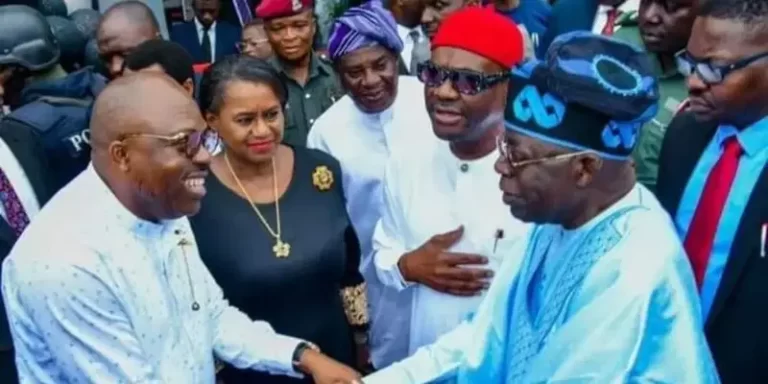 Wike and Fubara with Tinubu