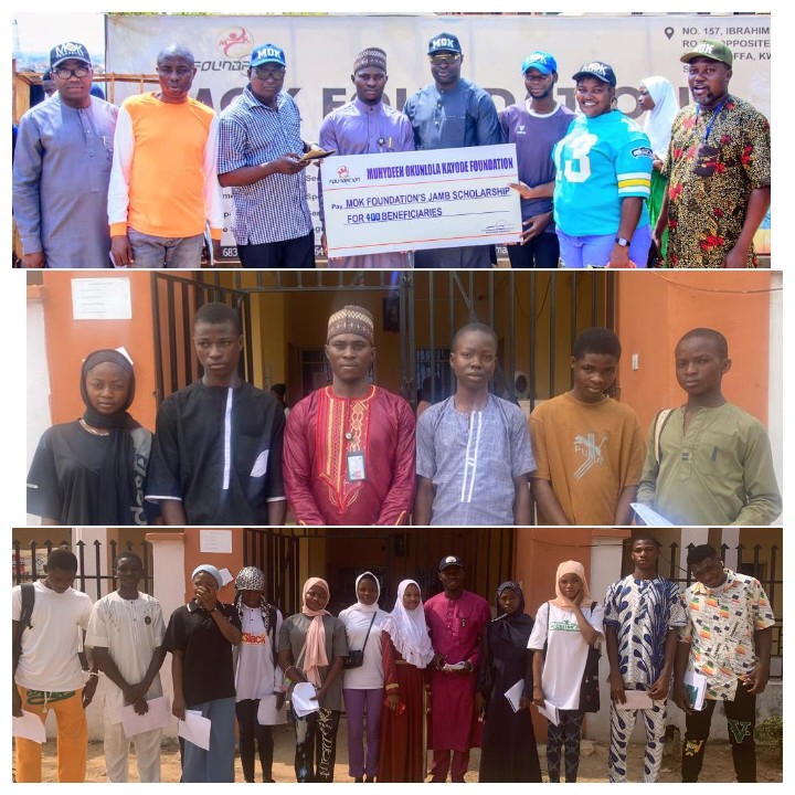 Offa Students’ Union Expresses Gratitude to MOK Foundation, Giwa Foundation, Dele Shittu Foundation, Alhaji Sulaiman Olatunji Laaro For JAMB Scholarship Support