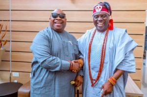 Sen. Ademola Adeleke and Aragbiji of Iragbiji