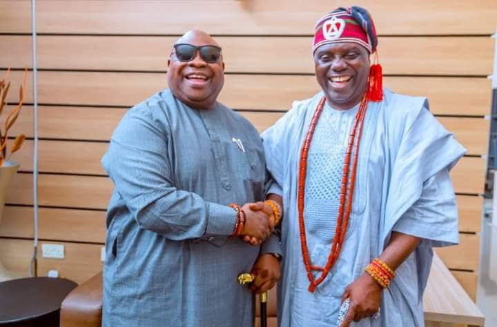 Sen. Ademola Adeleke and Aragbiji of Iragbiji