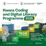 Kwara State Government Organises Free Coding and Digital Literacy Programme For Students ....7,500 To Benefit As Initiative Commences February 25 Following the success of last year’s Kwara Coding and Digital Literacy Programme, the Kwara State Government has announced the launch of an expanded edition for 2025, aimed at equipping more students with essential digital skills. Spearheaded by the Office of the Special Assistant on Digital Innovations, in collaboration with the STEAM UP KWARA initiative, the Kwara Coding and Digital Literacy Programme 2025 will provide students across the state with training in key areas of technology and innovation. Programme Details: Start Date: February 25, 2025 Target Participants: 7,500 students from government schools across all 16 local government areas Courses Offered: Web Development Python Programming Innovation Thinking Project Building This initiative aligns with the state government’s commitment to digital transformation and youth empowerment, ensuring that students are well-prepared for opportunities in the global tech ecosystem. Speaking on the programme, the Special Assistant on Digital Innovations emphasized that the initiative is designed to foster creativity, problem-solving, and technical expertise among young learners. “This is more than just a coding programme; it’s about preparing our students for a digital future,” he said. “By expanding the scope and reach of this initiative, we are ensuring that no student is left behind in the tech revolution.” Students, parents, and educators are encouraged to visit www.digitalkwara.com for more details and registration.