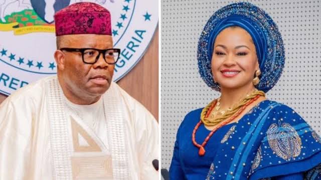 Senator Natasha Akpoti-Uduaghan and Senator Godswill Akpabio