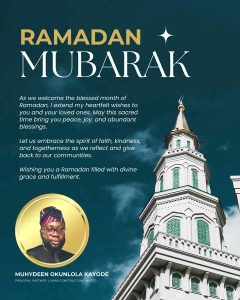 MOK Foundation Extends Ramadan Greetings to Muslims as 1446 AH Begins