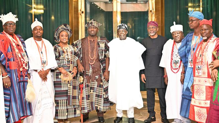 Tinubu Welcomes Alaafin Of Oyo, Seeks Stronger Collaboration With Traditional Leaders