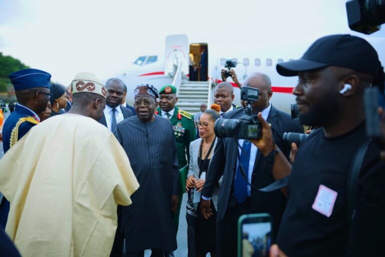 Tinubu Arrives In Saint Lucia To Begin Two-Nation Diplomatic Tour