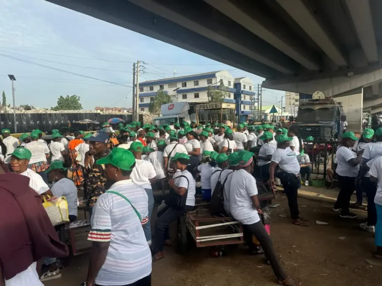 Heavy Security Presence as Protesters Converge in Lagos for June 12 Demonstration