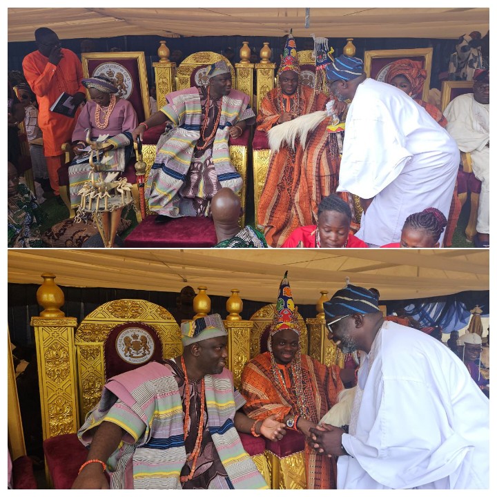 [PHOTOS] HIM Alaafin of Oyo, Kwara Speaker, Others Grace Gbagede Oba Oloro 2025