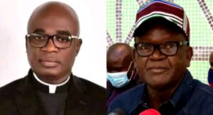 Hyacinth Alia and Samuel Ortom, Benue State Governor