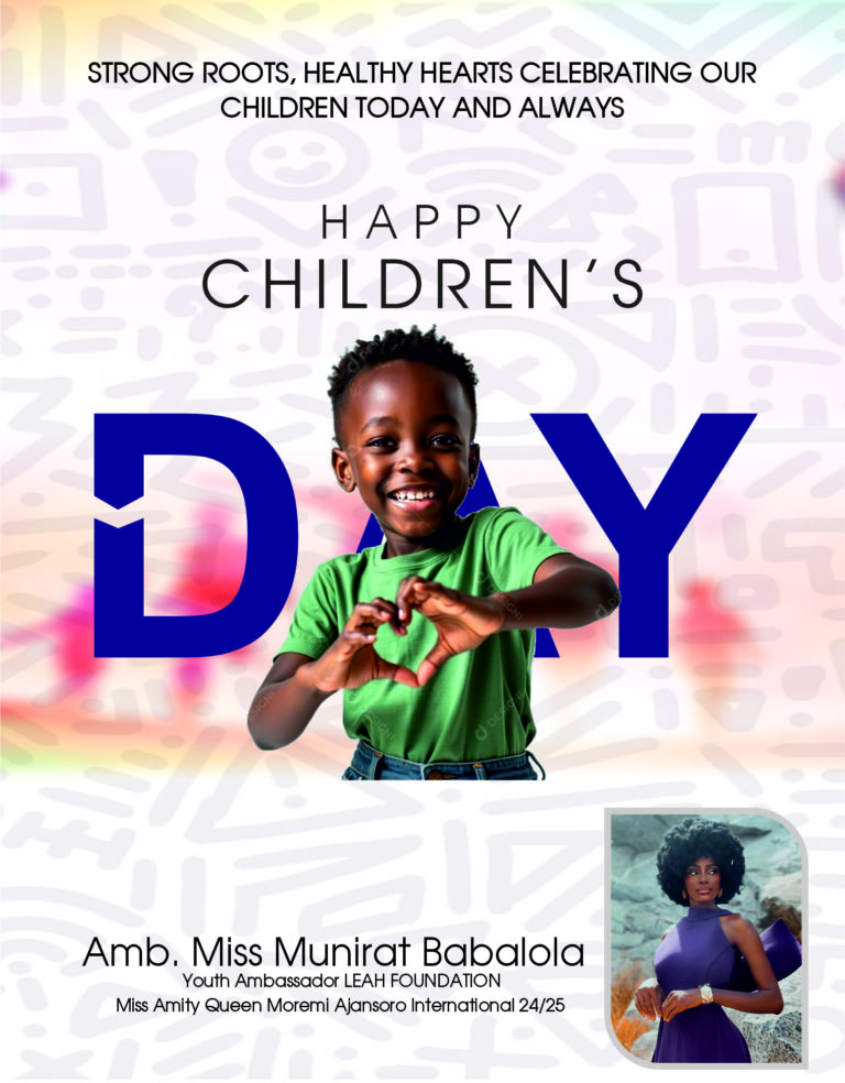 You Are The Stars Of Tomorrow - Amb Munirat Babalola Applauds Youngsters On Children’s Day