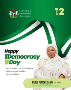 Democracy Day: NCDC Executive Director, Bilqis Jumoke Sanni Salutes Nigerians