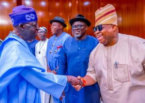 Bola Ahmed Tinubu and Governor Ademola Adeleke