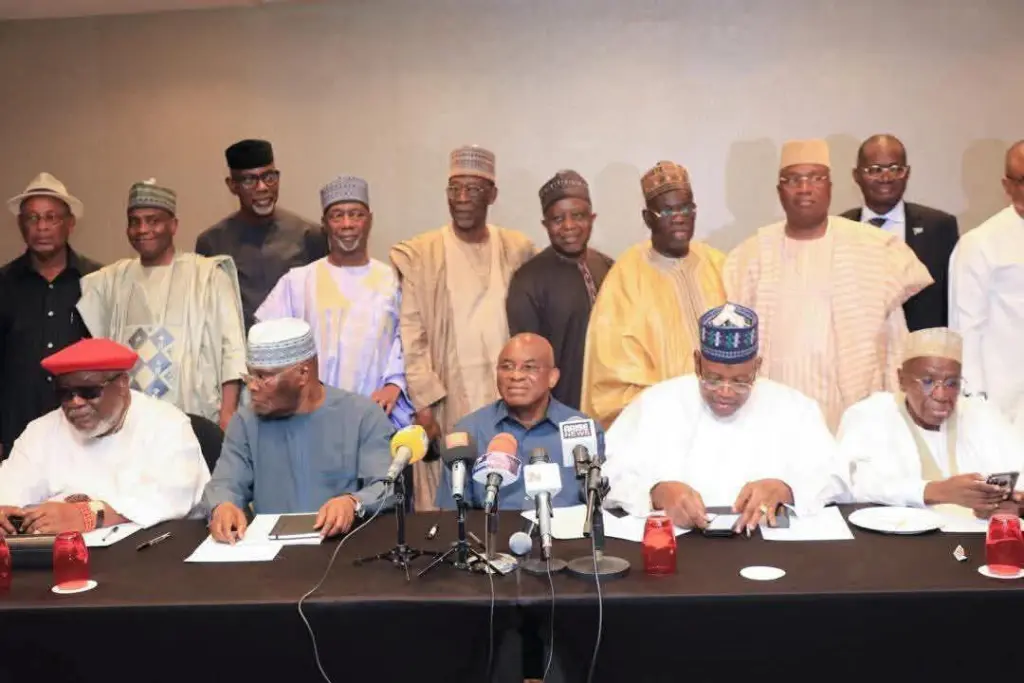 Atiku, David Mark, Secondus, Others Exit PDP, Back New Coalition To Challenge Tinubu