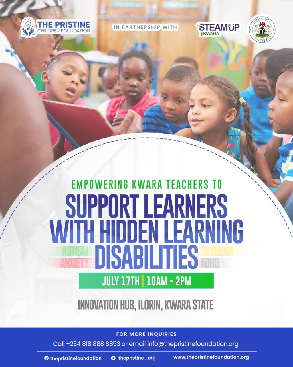 STEAMUP Kwara, Pristine Foundation Launch SEND Training for 100 Teachers in Kwara State