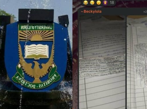 Exam Malpractice: 200-Level UNILORIN Student Exposes Himself By Mistake