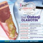 Olawoyin Family Announces BurialArrangements Chief Banji Olawoyin, Bobajiro of Offa