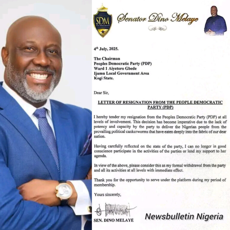 Dino Melaye Resigns from PDP, Cites Party’s Failure