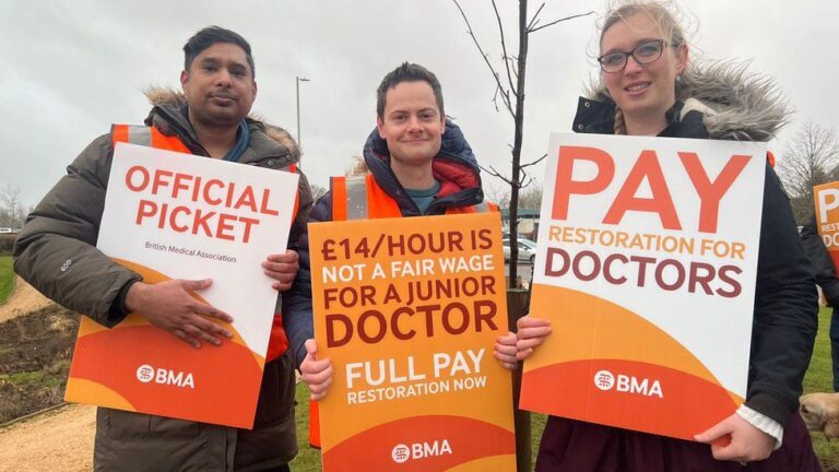 UK Junior Doctors Embark on Five-Day Strike, Defy Starmer’s Appeal