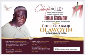 [OPINION] Chief Banji Olawoyin "Double Chief Farewell, Farewell, Farewell