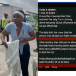 Fellow Passenger Defends Comfort Emmanson, Alleges Ibom Air Crew Pinned Her Down, Dragged Her Off Aircraft