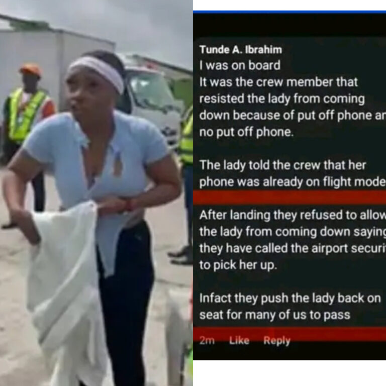 Fellow Passenger Defends Comfort Emmanson, Alleges Ibom Air Crew Pinned Her Down, Dragged Her Off Aircraft