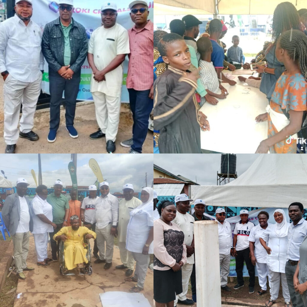 [PHOTOS] Oroki Crystals Club Partners Osun Osogbo Medical Heritage For Medical Outreach