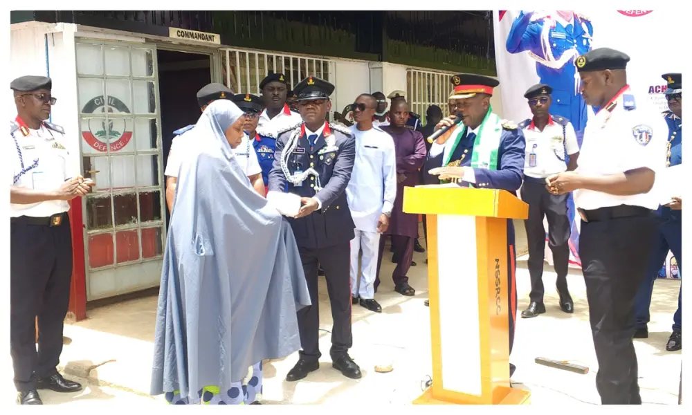 NSCDC Donates N900,000 to6 Family Of Slain Officer In Jigawa
