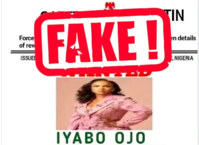 Police Deny Declaring Iyabo Ojo Wanted