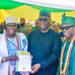Oba Afolabi Iyiolasemi III Honours Gov AbdulRahman AbdulRazaq as Aare Bobaselu of Ojoku Land