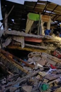 Many Trapped As Two-Storey Building Collapses In Lagos