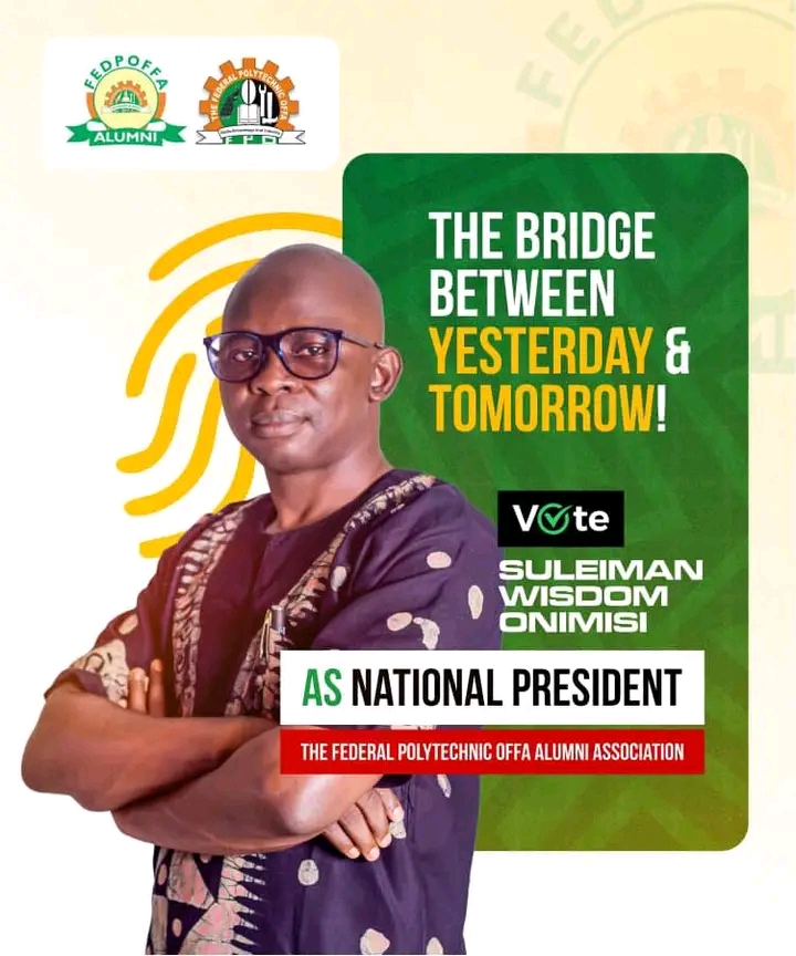 Suleiman Wisdom Declares Ambition for FEDPOFFA Alumni Presidency