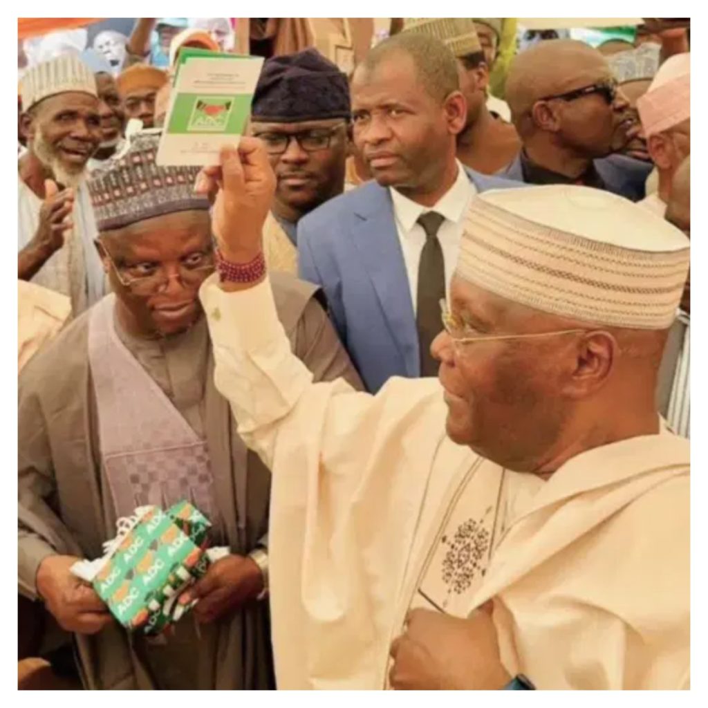 Atiku Formalises Move to ADC, Sets Stage for Opposition Realignment Ahead of 2027
