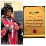 [PHOTOS] Offa-Born Dr. Mrs. Tawakalitu Bammeke Ijaodola Bags Fellow of the African Institute of Public Health Professionals Award