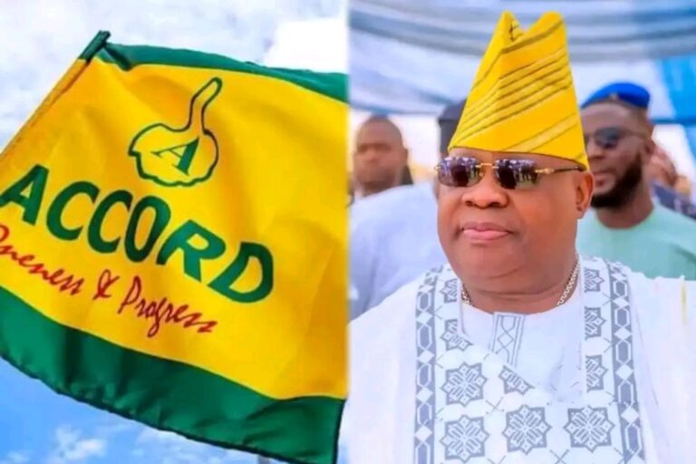 Adeleke Joins Accord Party Ahead of 2026 Re-election Bid