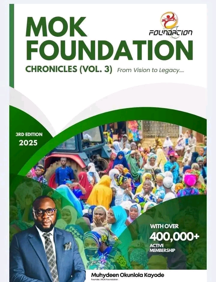 MOK Foundation 2025 Impacts Report in Humanitarian Services The MOK Foundation has been making significant strides in its humanitarian efforts, positively impacting countless lives since its inception over two years ago. This year marks a monumental achievement for the foundation as it expanded its reach by providing cash donations to an even larger percentage of the community, particularly benefiting the residents of Offa town through its weekly empowerment initiatives. Mr. Saheed Lawal, the Executive Director of the foundation, highlighted the profound effects of the cash donations on local petty traders. He stated, “The small amounts we have been able to provide are crucial in helping individuals strive for self-sufficiency and independence.” This initiative has empowered many to enhance their livelihoods and contribute more actively to their communities. In addition to financial support, the MOK Foundation has implemented a range of other programs aimed at uplifting the community. Engaging the youth constituency has been a priority, with activities designed to foster skills and entrepreneurial spirit among young people. The foundation has equipped local artisans with essential tools and equipment, significantly enhancing their ability to work and earn a sustainable income. Moreover, the foundation is committed to assisting the underprivileged and individuals living with disabilities by providing necessary backup equipment and resources that enable them to thrive in their daily lives. Each year, the foundation strives to elevate its efforts, with programs becoming increasingly effective and impactful compared to previous years. As the foundation looks ahead to a productive 2027, it remains dedicated to building on its successes while exploring new opportunities to serve and empower the community further.