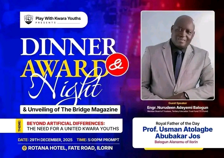 Engr. Nurudeen Adeyemi to Speak at PWKY Dinner, Awards Ceremony