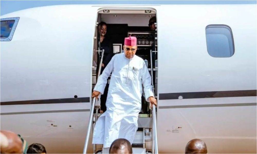 Shettima Returns After Guinea, Davos Engagements