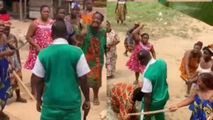 Women Descend On Alleged Wife Beater In Cameroon Community